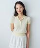 KNIZURE Classic Boucle Collar Half Knit_2 Colors