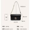 Women's Smooth Cowhide Leather Square Bag - Stylish Underarm Shoulder Crossbody Bag, Designer Handbag for Urban Travel Banquets