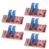 5Pcs NE555 Pulse Module Frequency Duty Cycle Adjustable Module Squares Wave Signal Generator