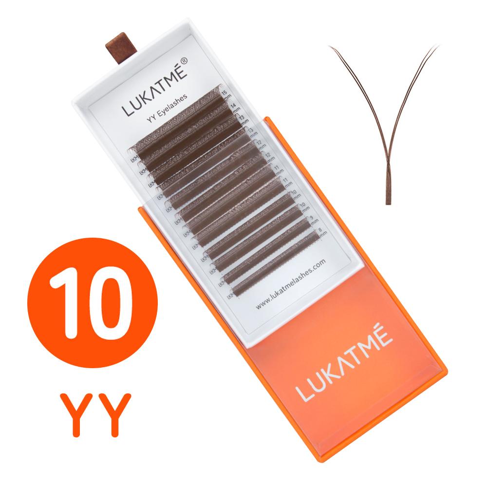 10PCS/SET LUKATME Premade Fans False Eyelashes 3D-7D W Shape Curl D 8-15mm Mix 3D 4D 5D 6D 7D Wholesale Eyelash Extensions