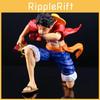 Pvc Unique Anime Figure Of Luffy In Knee Pose Featuring Three Distinct Variants Color