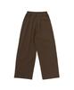 ANALOG MOOD Cotton Pintuck Wide Pants (Brown)