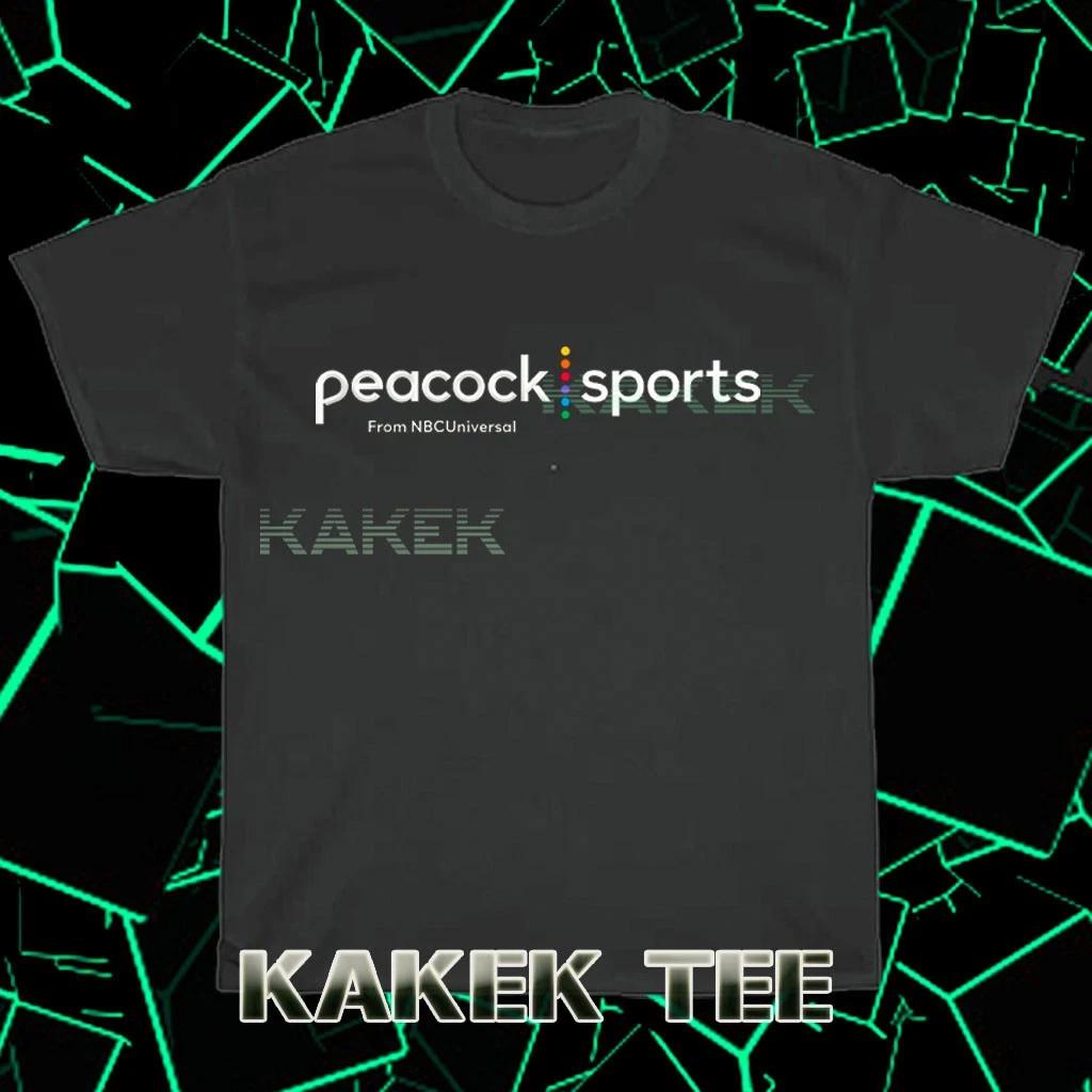 NBC Sports Peacock Broadcast Television Log American T-Shirt Funny Size S to 5XL S