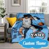 Custom Name Basketball Player Morant Blanket Bed Sofa Blanket Flannel Blanket for Camping, Hiking, Picnic Essentials,gift for Fan Family