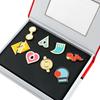 Hot Sale, Pokémon Metal Badge Pokémon Set, Exquisite Box, Gift Pin Brooch