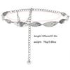 Female Waist Chain Western Cowgirl Leaf Punk Belt for Women Waistband