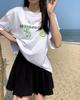 Cotton Short-sleeved T-shirt Women's Loose Original Style New Letter Printing Student T-shirt Ins Women's Fashion