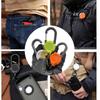 Minimalist Tactical Backpack with U-Shaped Retractable Steel Wire Keyring and Four-Color Spring Buckle