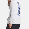 Under Armour Fleece Graphic Letter Print Hoodie Men Hoodies Light-Gray 1379745-014