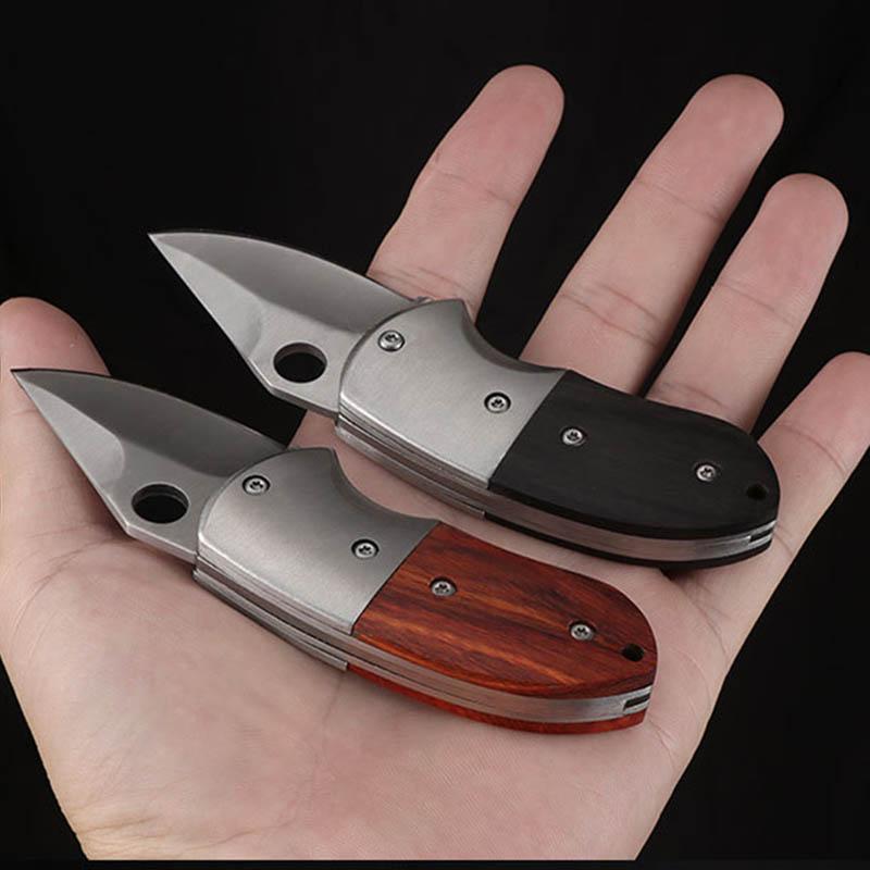 Stainless Steel Pocket Knife EDC Folding Knife Kitchen Utility Mini Meat Cleaver Fishing Fruit Cutter Unpacking Tools