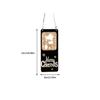 Christmas Door Sign Window Wood Festival Holiday Xmas Pendant Themed Party Atmospheres Plaque Hollow Craft Decoration
