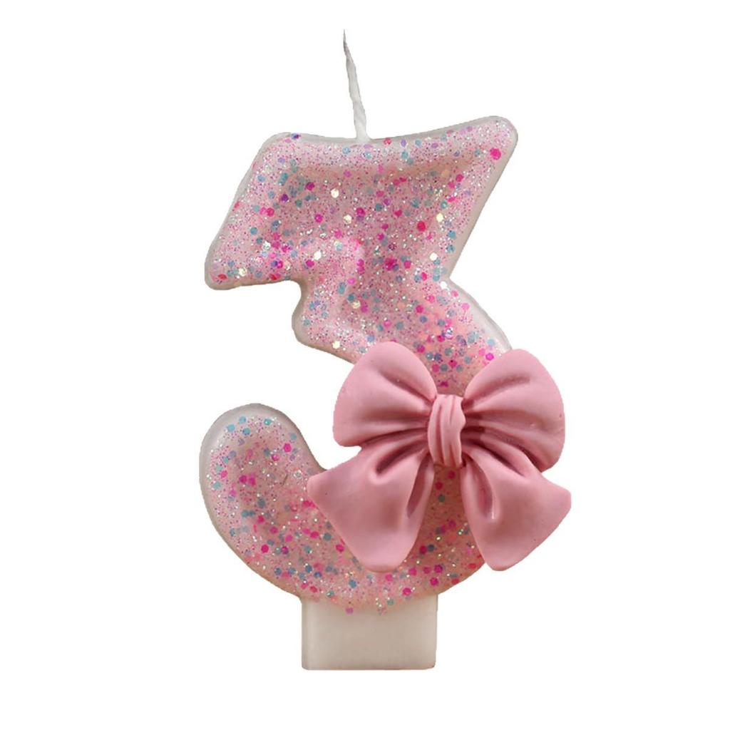 Creative Birthday Candle for Girls - Number One Cake Decoration for Baby and Children
