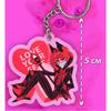 Acrylic Key Buckle for Alastor Lucifer Charlie Vaggie Husk Angel Dust Vox Anime Cartoons Acrylic Key Chain Pendant Birthday Gift