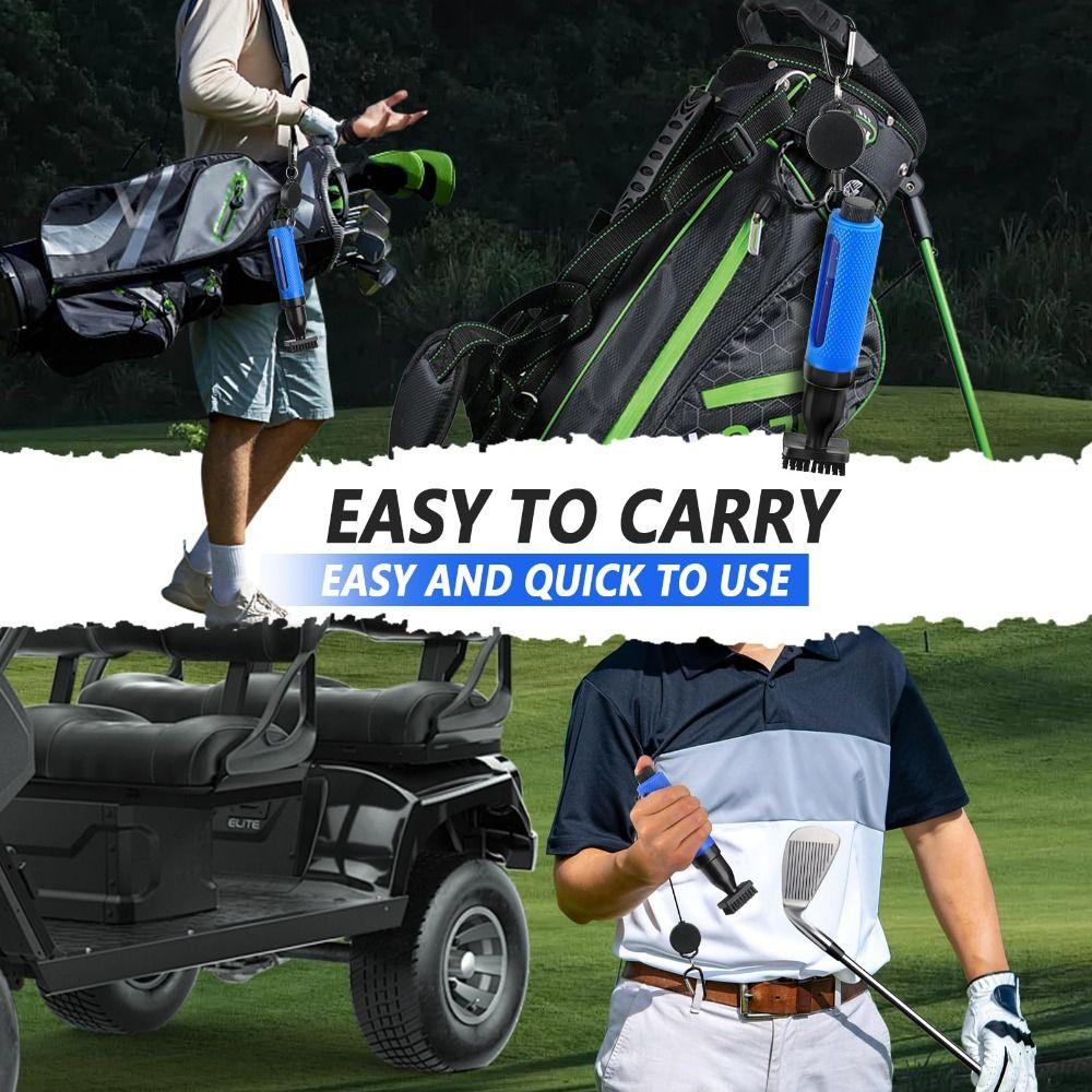 Easy to Clean Golf Club Cleaning Brush Deep Cleaning Golf Club Cleaner  Golf Accessories