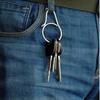 Quick-Release Titanium Keychain: Creative Key Ring Pendant & Men's Waist Hanger