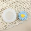 1pc Small Holeless Heart Chrysanthemum Scented Candle Silicone Mold DIY Chrysanthemum Scented Plaster Home Decor Silicone Mold