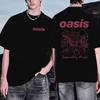 T-shirt Oasis Live 25 Tour Uomo Donna Estate Tendenza Oversize Casual Girocollo Manica Corta Magliette Puro Cotone Regalo per Fan Abbigliamento Ragazzi