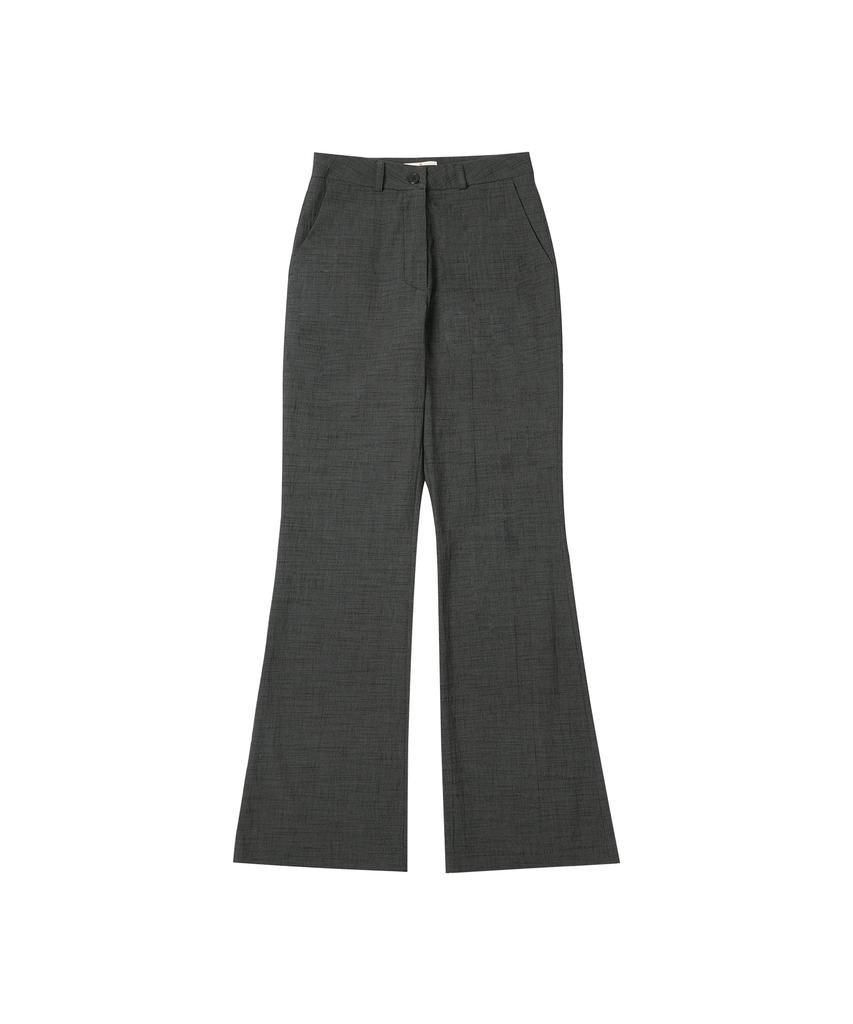 Banwonateullie P3249 Slim Bootcut Pants_Charcoal