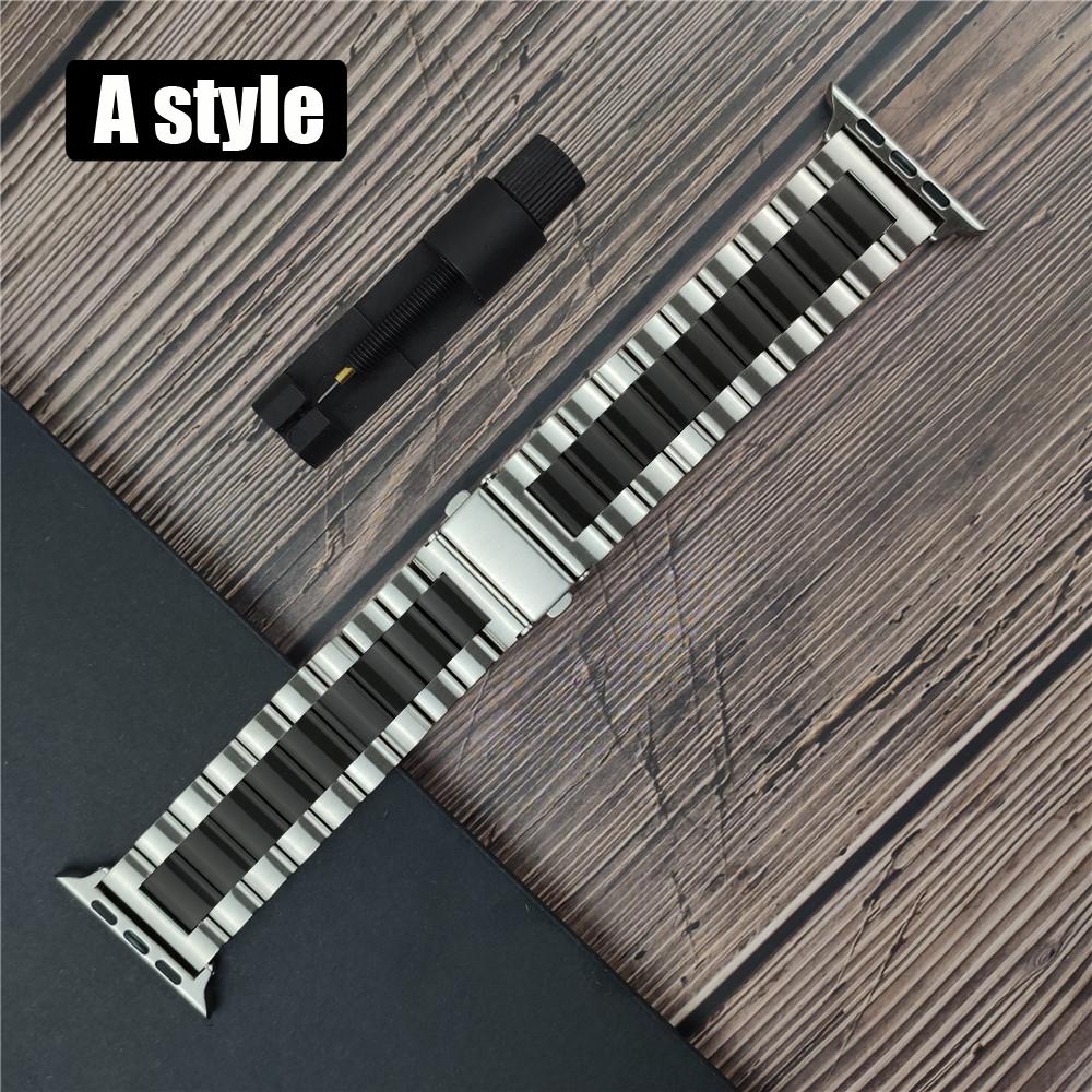 Classic stainless steel Correa for apple watch 10 46mm 42mm band Ultra 2 49mm 9 8 7 6 5 4 se 45mm 44mm 41mm 40mm 3 38mm 2028