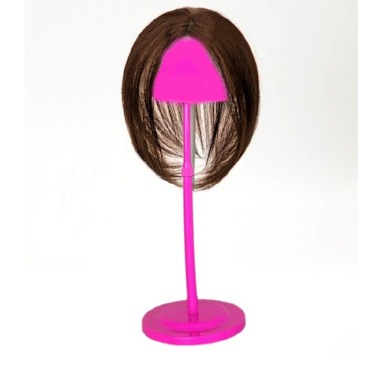 Lightweight Wig Stand Portable Wig Styling Organizer Wig Display Removable Hat Holder for Easy Travel and Storage