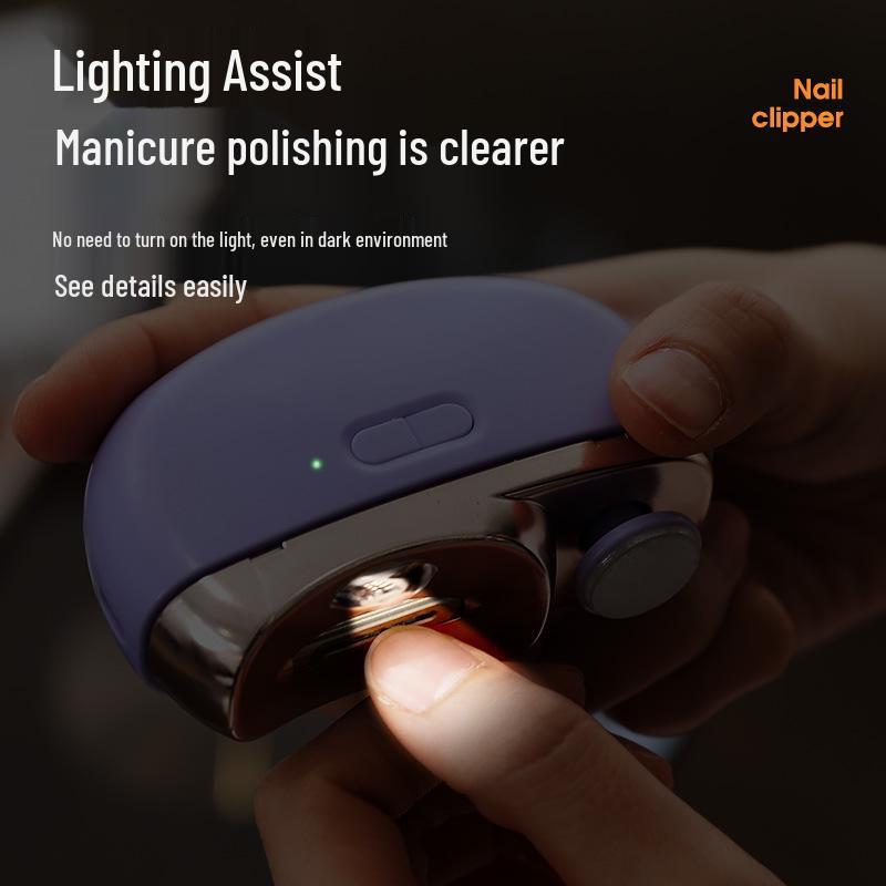 Electric Nail Clipper & Polisher for Kids and Adults - Anti-Pinch, Multi-Function