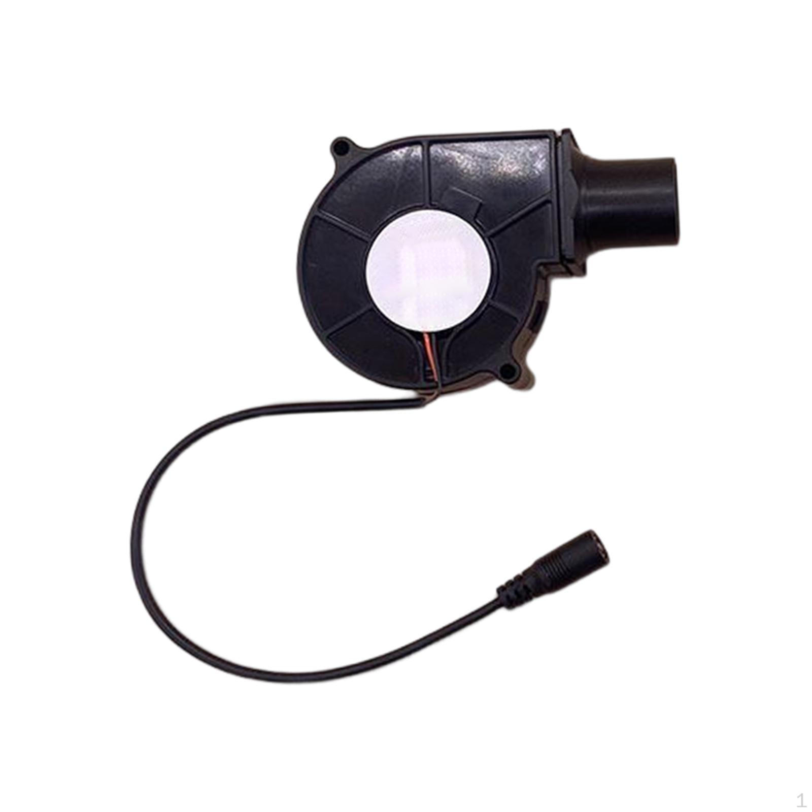 Barbecue Air Blower Comfortable Grip Mini Camping Fire Stove Metal Fan with Governor for Fireplace Style B
