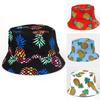 Pineapple Fisherman Hat For Summer Beach Sun Protection Breathable Neck Guard For Men Women