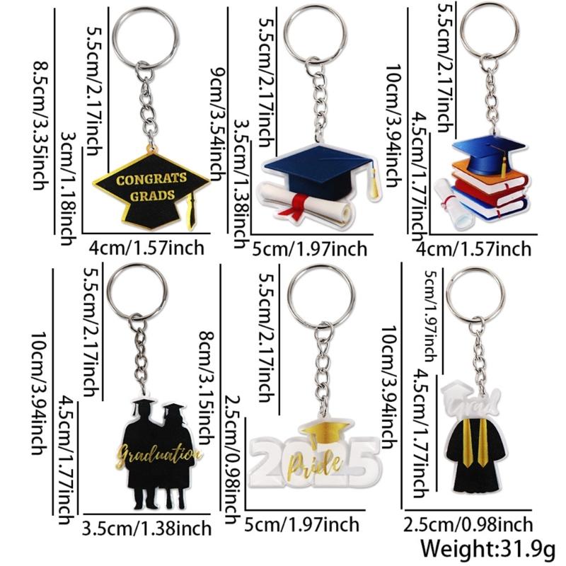 Elegant Doctoral Hat Design Graduation Keepsake Bag Ornament Party Decoration Charm Ideal for Graduates and Teachers