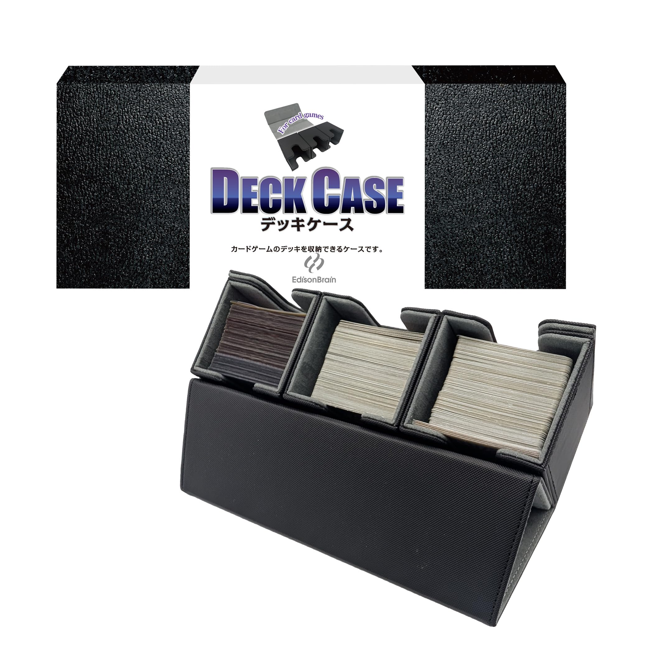 

by Japanese national team Deck deck vertical trading oversleeve compatible with major domestic card EdisonBrain [Supervised players] case, holder, чорний