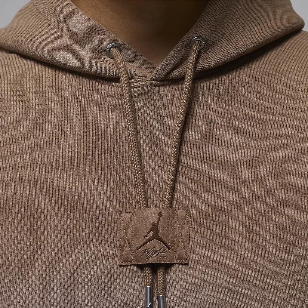 Jordan Flight Fleece Pullover Hoodie Long Sleeve Sweatshirt Men Sweatshirt Dark-Brown FV7250223