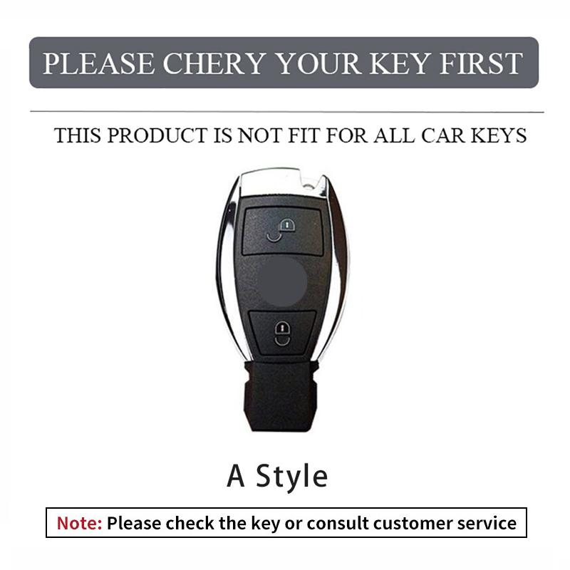 Metal Car Racing Style Design Key Case Cover Shell For Mercedes Benz A B G R Class GLA GLK W176 W204 W251 W463 Auto Accessories JQ1