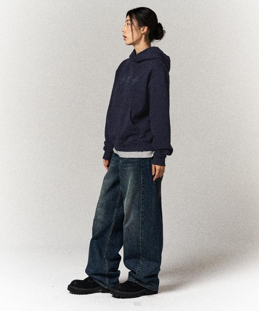 SLOWACID Refined Essential Wide Denim Pants [Blue]