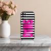 C-Clmj L-Leopard P-Print SWAG Custodia per Telefono Per Samsung S25,24,23,22,30,21,10,9,Ultra,Plus,Lite,FE,4,5 G Custodia Morbida Nera