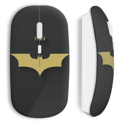 Wireless Mouse - Batman - Logo - Black - USB - Compatible Mac and PC