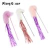 3pcs Feather Tassel Cat Toy Interactive Pet Toys Kitten Play Scratch Cotton Cat Teaser