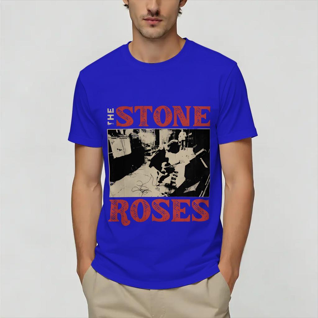The Stone Roses T Shirt Summer Harajuku T Shirts Unisex 100 Cotton ONeck Plus Size 5XL Tees ShortSleeve Vintage Tops