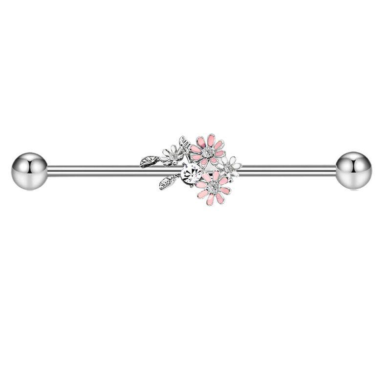 

Серьги из нержавеющей стали с цирконом в виде бабочки: Украшения для пирсинга луны и длинного стержня