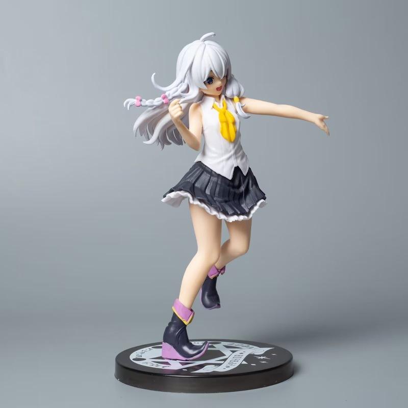 Wandering Witch Elaina Boxed Prize Figure Beautiful Girl Series School Uniform Anime Statue Desktop Decor For Anime Collectors