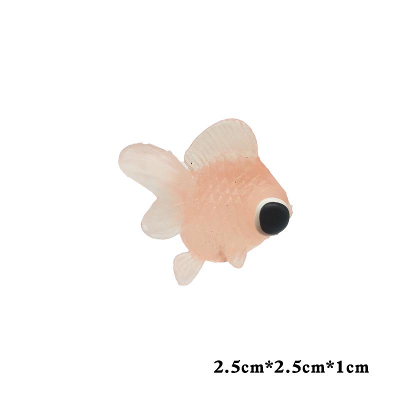 Large Soft Gel Simulation Goldfish Toy for Children - Fake Colorful Fish Model for Catching and Water Play