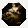 1pc Rabbit Umbrella Automatic Open/close, 8-Rib Durable Frame, Compact Folding Design, Ideal Birthday/Holiday Gift  1127A