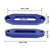 Hawse Style Winch Fairlead 4.88in Standard Hole Pitch High Strength Aluminum Alloy 3000-4000 Lb Winch Fairlead for Automotive Anchor Cables Blue
