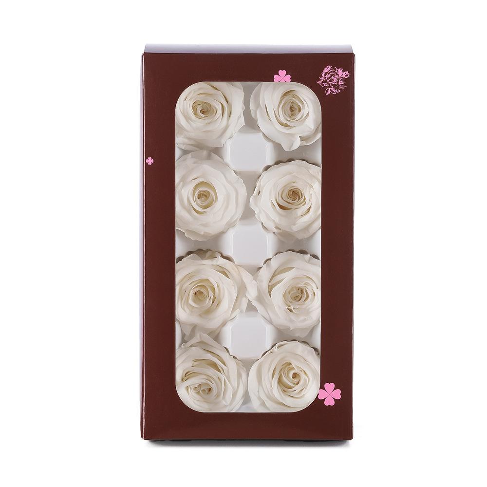 Eternal Flower Gift Box Set 2-6cm Handmade Rose Decorative Flowers, DIY Gift Flower Box