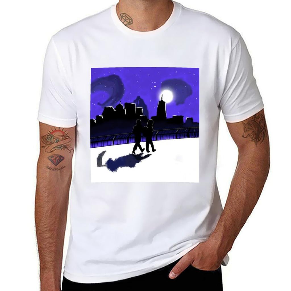 They Both Die At The End Book Cover Updated Tshirt Sporty Casual Quick Dry Tshirt