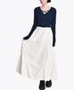 Keulleiseu Point Balloon Maxi Skirt_Light Olive