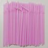 Food Grade Colored Flexible Plastic Drinking Straws For Juice And Milk Tea 100 Pack