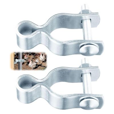 Corrosion Resistant Wall Mount Gate Hinge Galvanized Steel Chain Link Gate Hinge Kit  Outdoor