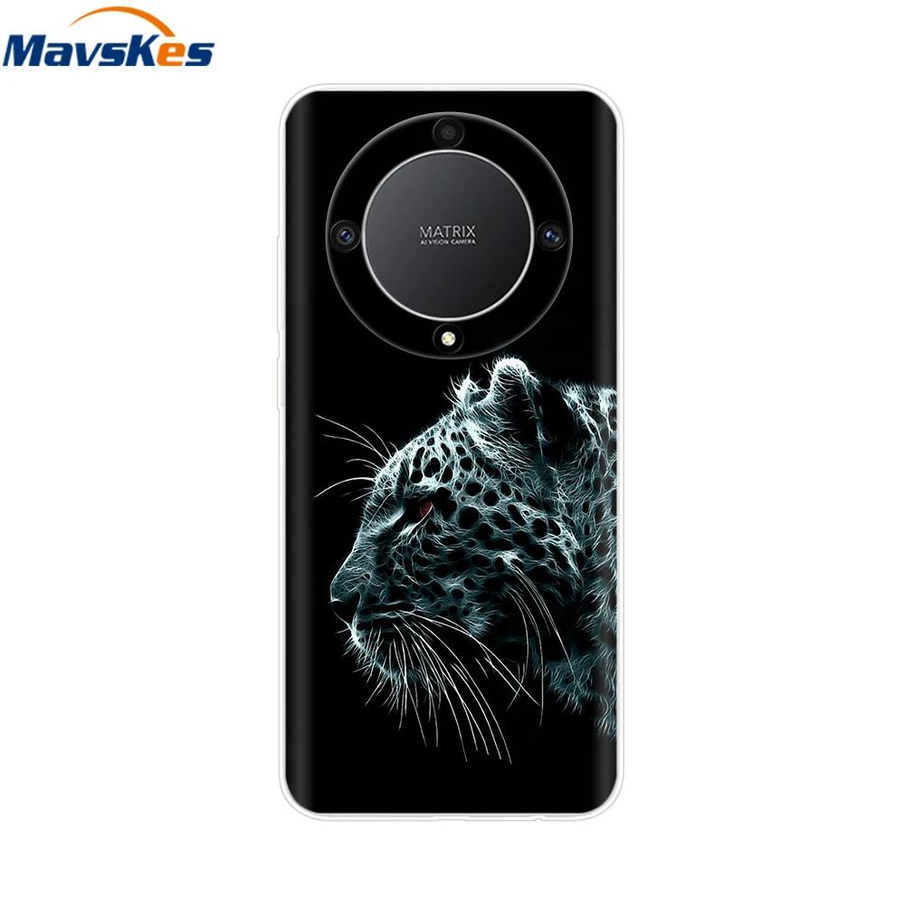 Soft Case For Honor Magic6 Lite TPU Silicone Phone Case For Honor X9b X9a Magic 5 6 Lite 5G Protective Shell Back Cover Fundas