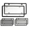Transparent License Plate Holders with Screws UV Resistant Universal Fit