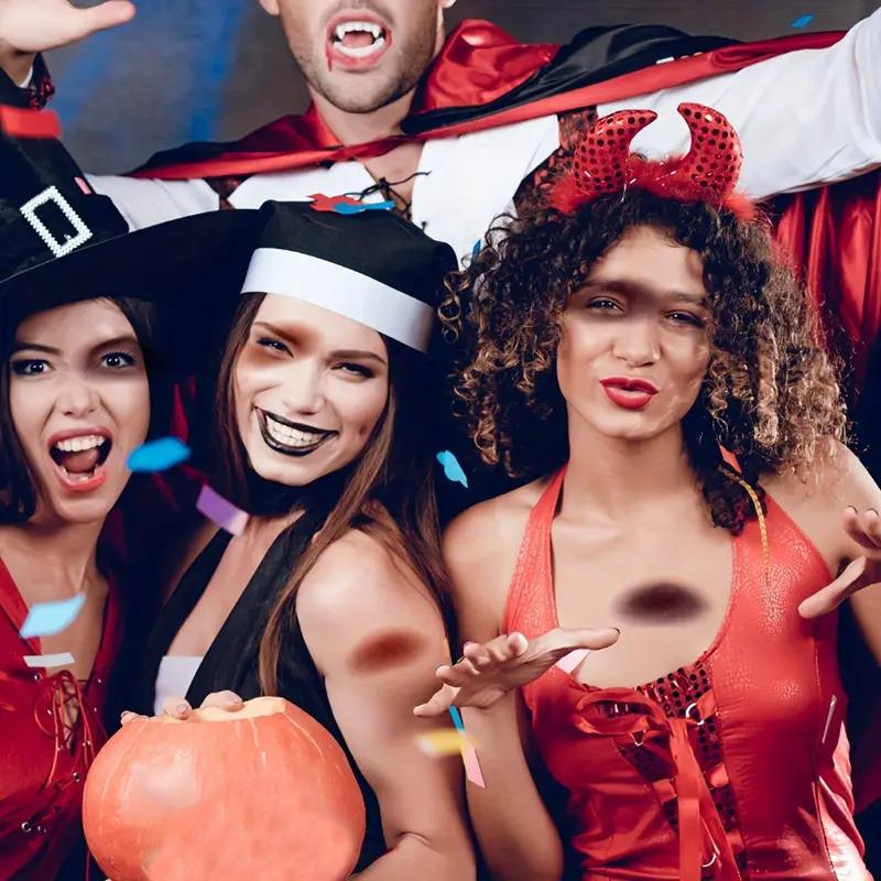 Halloween Temporary Tattoos Realistic Tattoo Stickers Halloween Party DIY Bloody Halloween Decorations Halloween Look 1PC