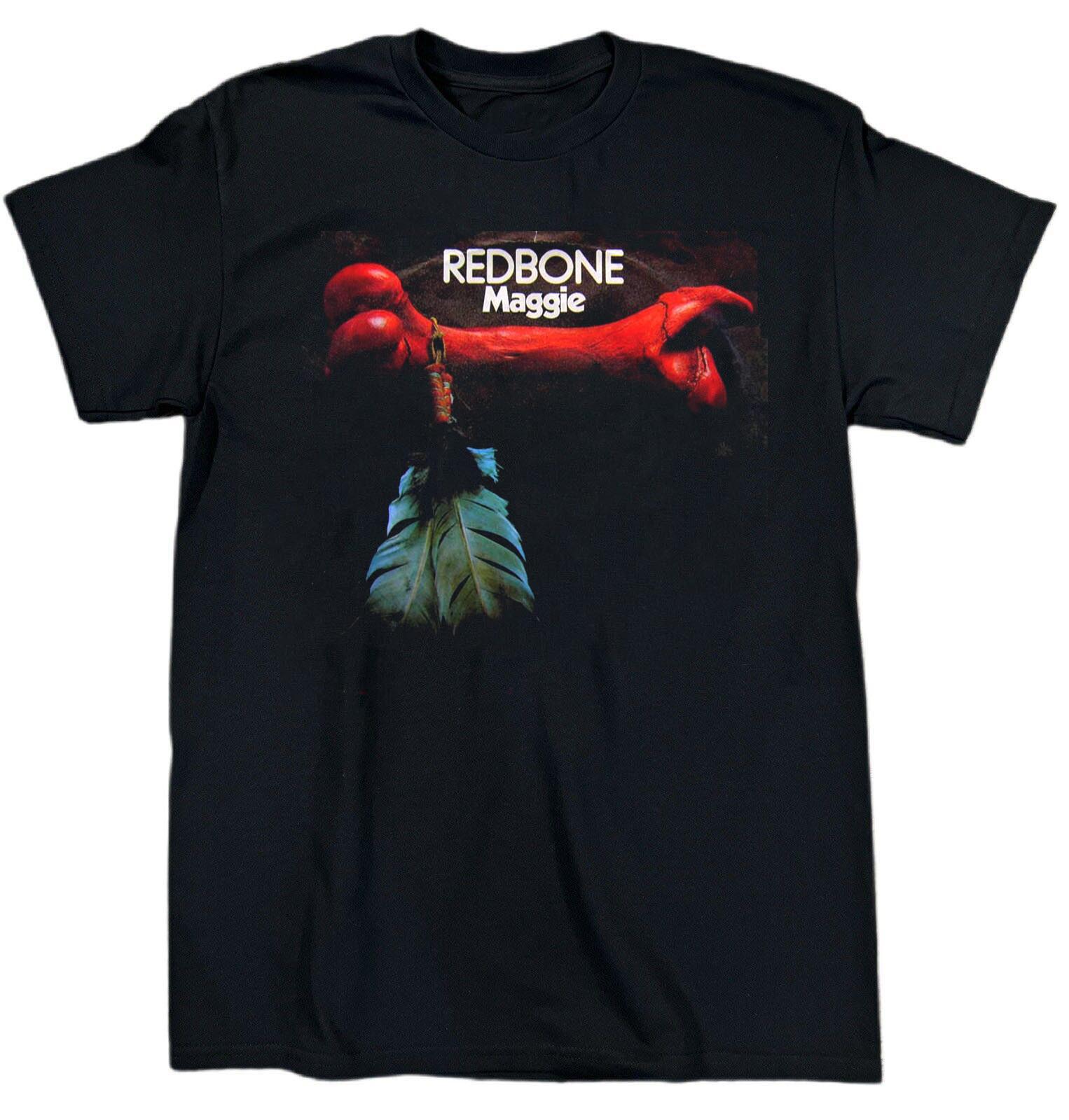 NEW Redbone – Maggie Album Short Sleeve Cotton Black T Shirt S-5XL CM573 S